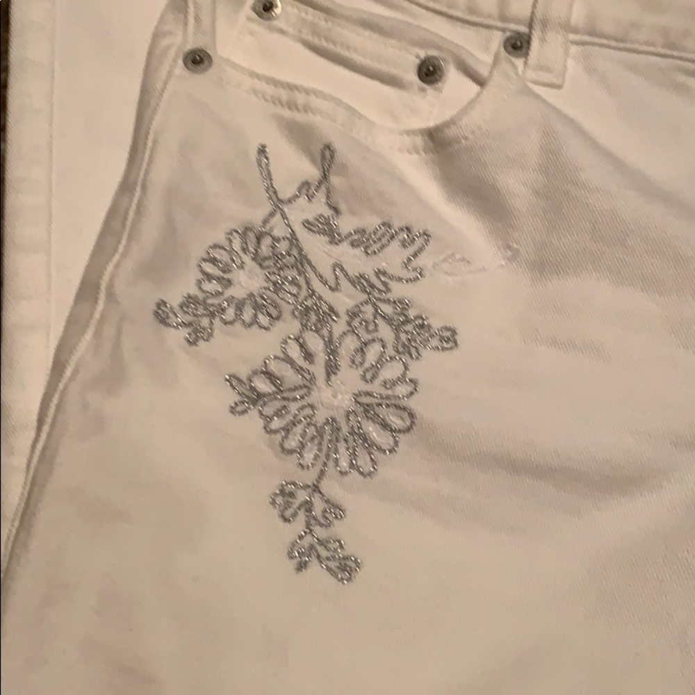 LOFT white jeans - Picture 3 of 4